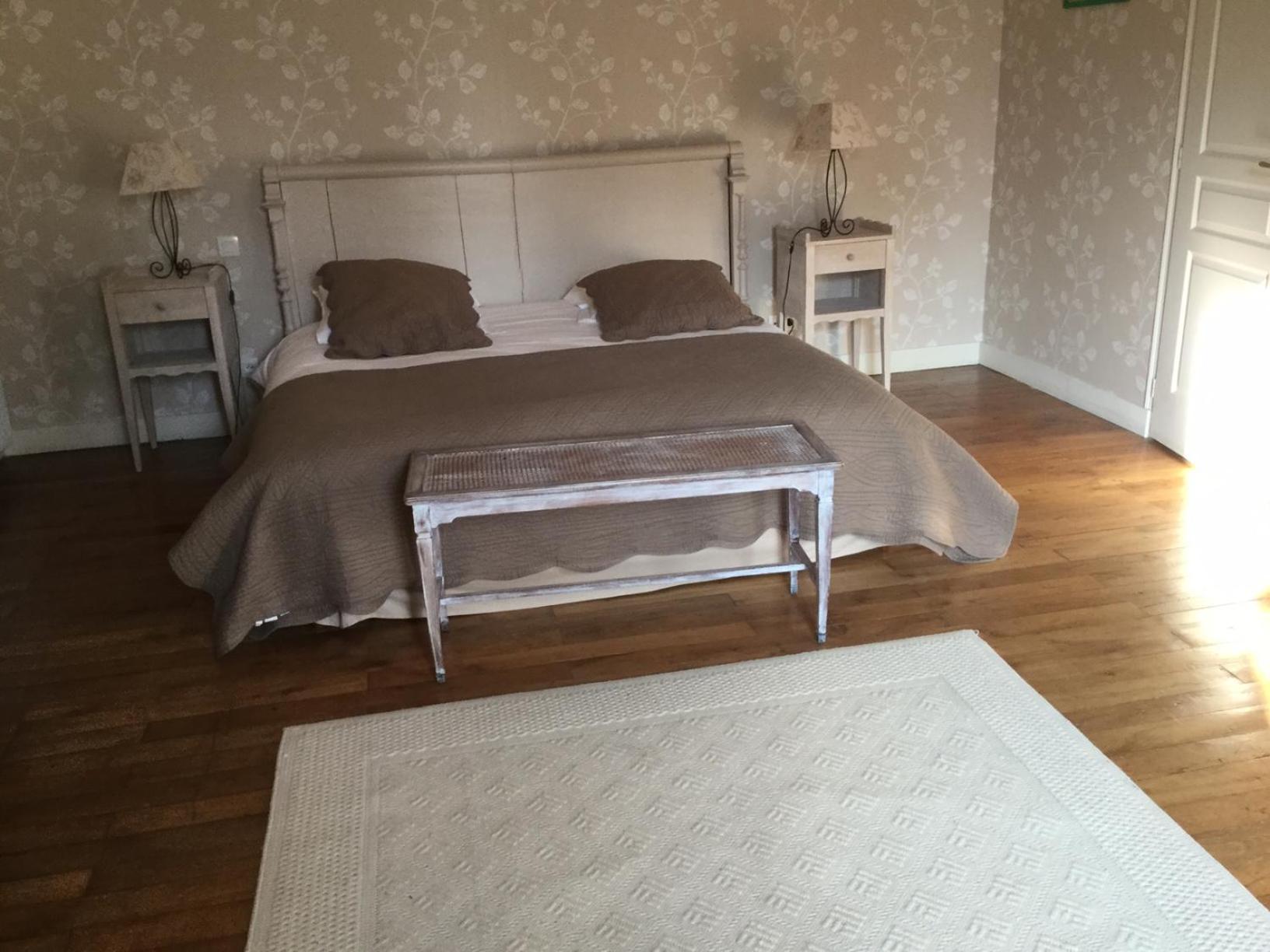 ชาโต เด เซสซาร์ด Bed & Breakfast ลองเฌส์ ห้อง รูปภาพ